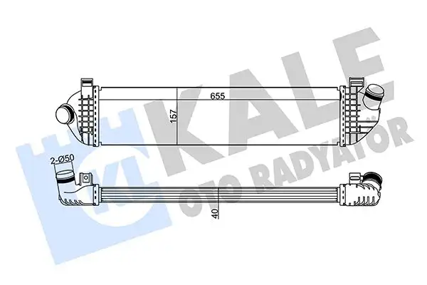 KALE 345145 Turbo Radyatörü