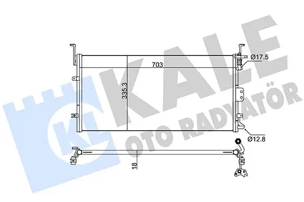 KALE 345230 Klima Radyatörü 9760638002