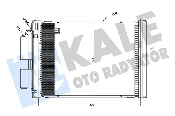 KALE 345270 Klima Radyatörü