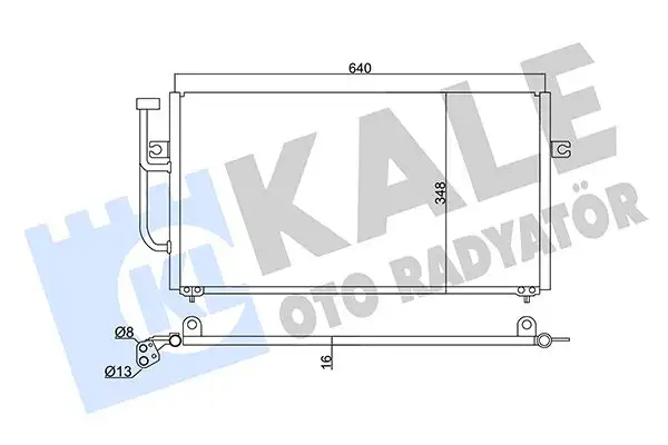 KALE 345595 Klima Radyatörü 30897260