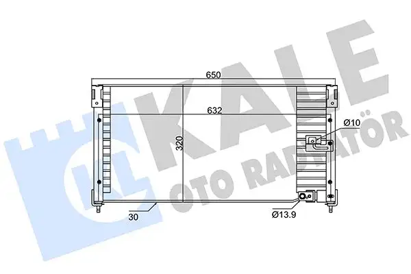 KALE 345710 Klima Radyatörü
