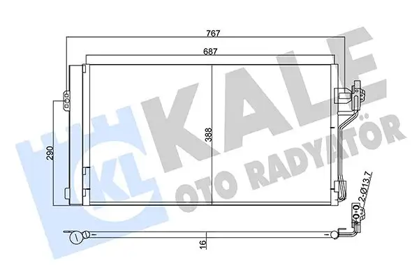KALE 345760 Klima Radyatörü A6398350470