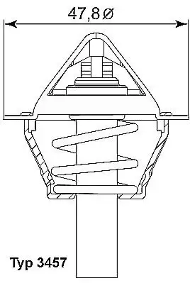 WAHLER 3457.90D Termostat A2712000015