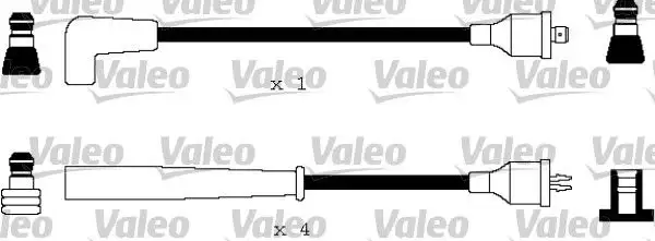 VALEO 346168 Buji Kablosu 4637155