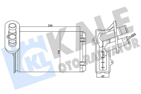 KALE 346250 Kalorifer Radyatörü