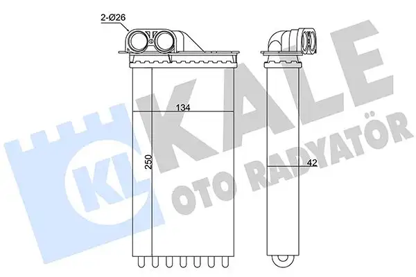 KALE 346440 Kalorifer Radyatörü 6448K9