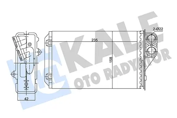 KALE 346475 Kalorifer Radyatörü 6448J8