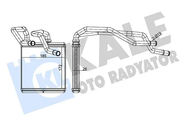 KALE 346650 Kalorifer Radyatörü
