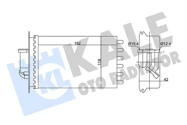 KALE 346815 Kalorifer Radyatörü A1408300661