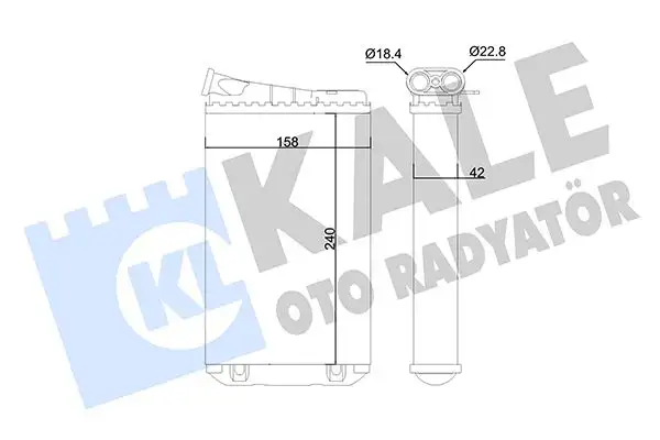 KALE 346820 Kalorifer Radyatörü