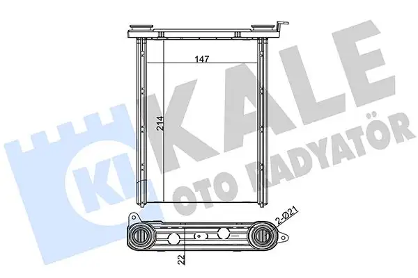 KALE 347125 Kalorifer Radyatörü