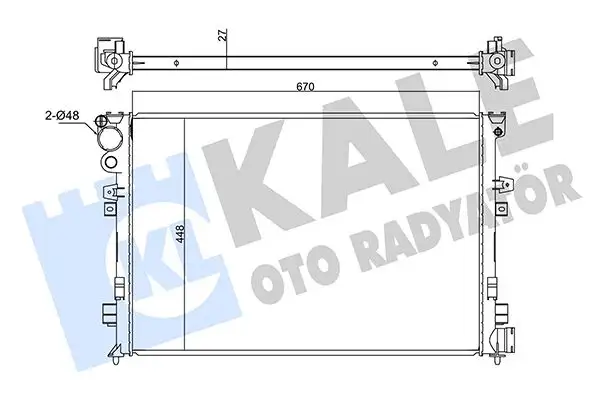 KALE 347225 Radyatör