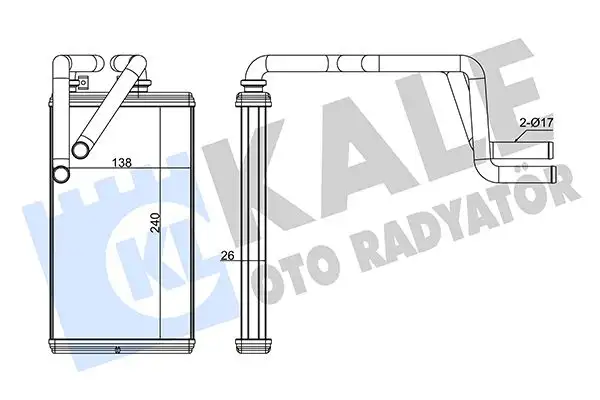 KALE 347355 Kalorifer Radyatörü