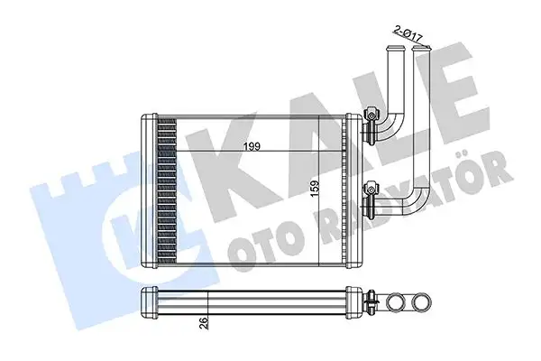 KALE 347360 Kalorifer Radyatörü MR568599