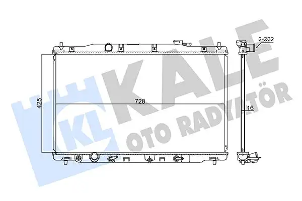 KALE 347740 Radyatör 19010R5AA51
