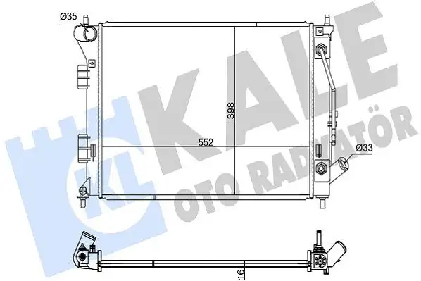 KALE 347795 Radyatör 25310A6150