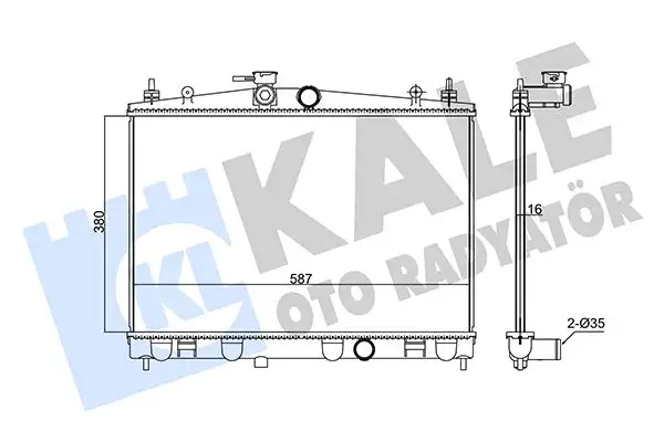 KALE 348005 Radyatör