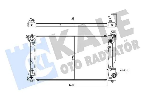 KALE 348145 Radyatör