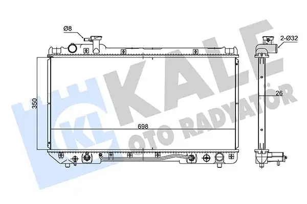 KALE 348180 Radyatör