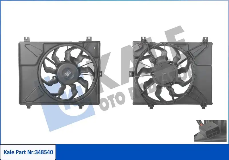 KALE 348540 Fan Motoru 253800X000