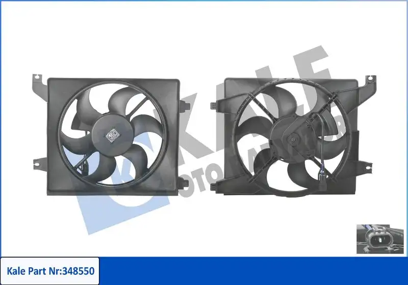 KALE 348550 Fan Motoru C15081900512