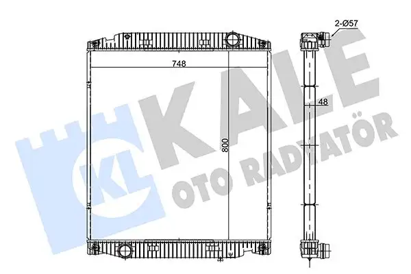 KALE 349385 Radyatör 5802776649