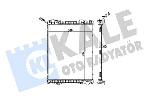 KALE 349420 Radyatör
