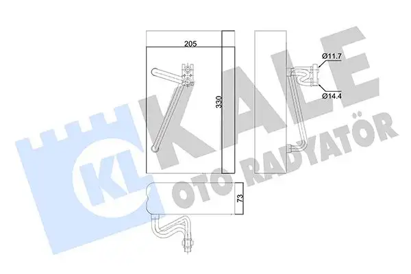 KALE 350030 Klima Radyatörü