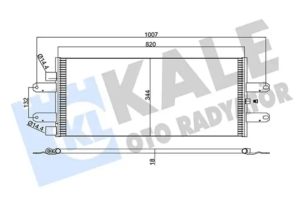 KALE 350395 Klima Radyatörü 1921284