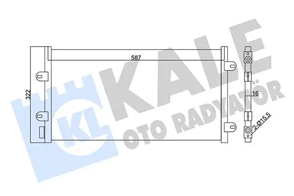 KALE 350565 Klima Radyatörü