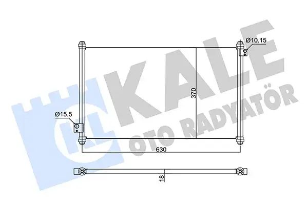 KALE 350595 Klima Radyatörü 80100S84A00