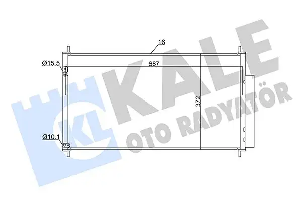 KALE 350605 Klima Radyatörü 80110TV1E01