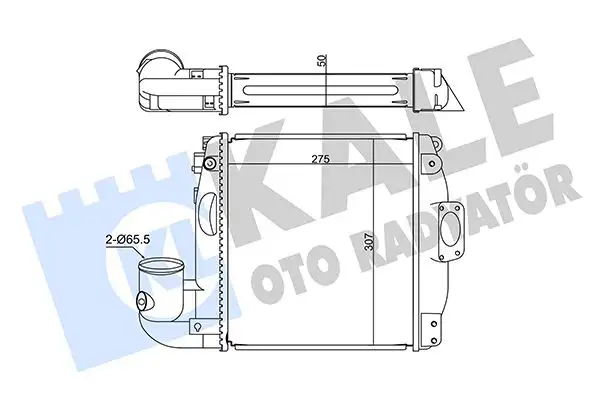 KALE 350765 Turbo Radyatörü 179400L010