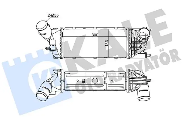 KALE 350810 Turbo Radyatörü 0384G6
