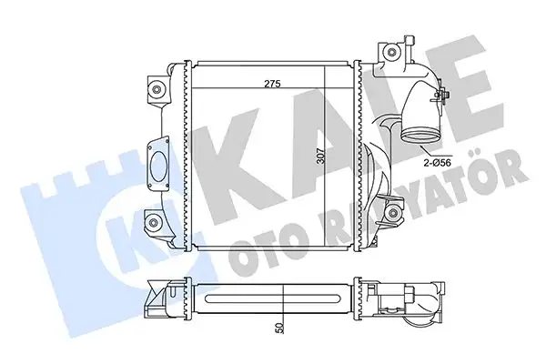 KALE 350890 Turbo Radyatörü 179400L060