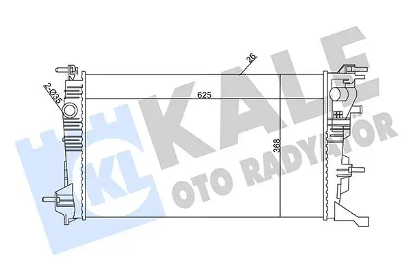KALE 351030 Radyatör