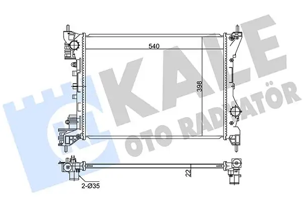 KALE 351280 Radyatör