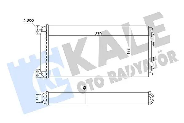 KALE 351745 Kalorifer Radyatörü 81619016166