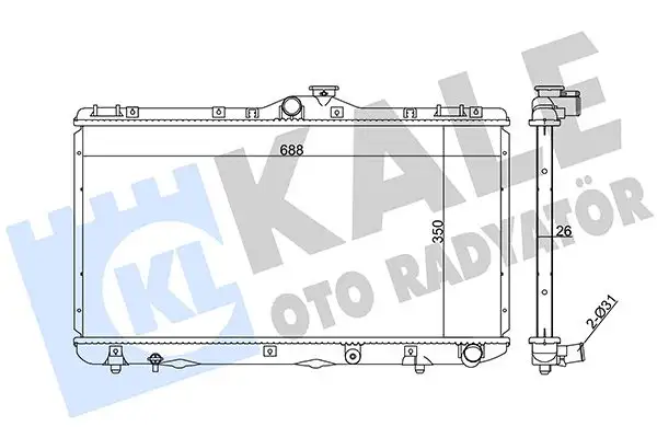KALE 351885 Radyatör