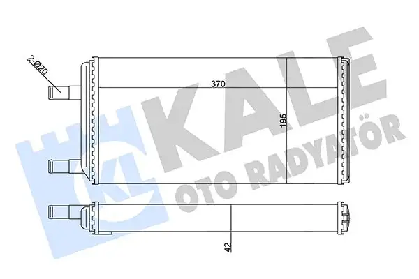 KALE 352010 Kalorifer Radyatörü 1623588