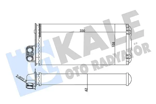 KALE 352015 Kalorifer Radyatörü 5001833355