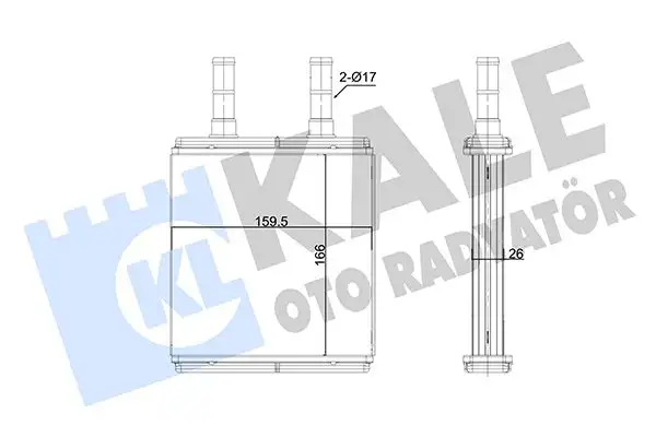KALE 352110 Kalorifer Radyatörü 972211C000
