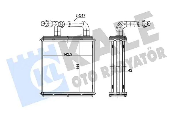 KALE 352160 Kalorifer Radyatörü 971234A000