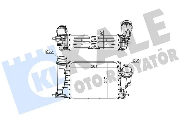 KALE 352250 Turbo Radyatörü 144969690R