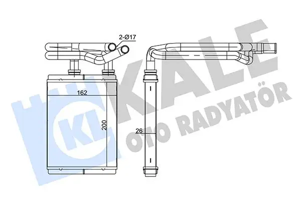 KALE 352515 Kalorifer Radyatörü 79110S6DG01