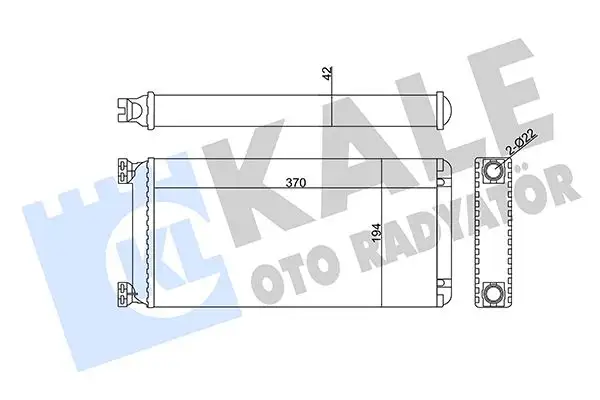 KALE 353855 Kalorifer Radyatörü 1454123