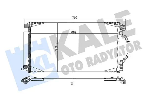 KALE 353865 Klima Radyatörü 88450F4020