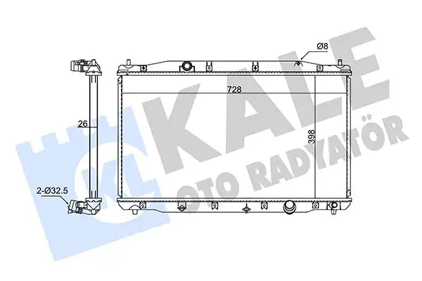 KALE 354270 Radyatör 19010R06E01