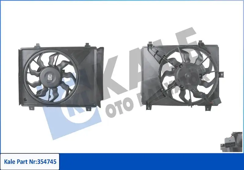 KALE 354745 Fan Motoru 253800X200