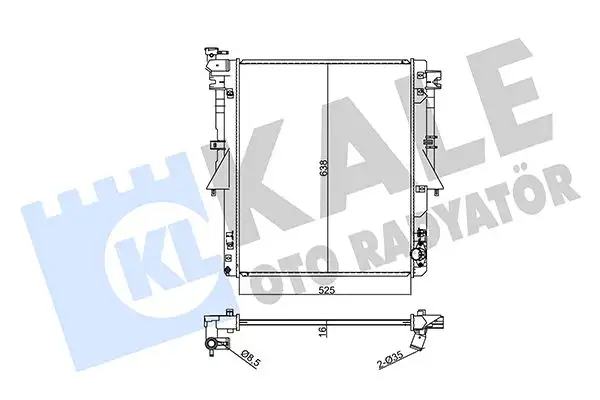 KALE 355070 Radyatör 6000605263